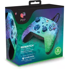 Controller Xbox PDP Wired Rematch Glich Green