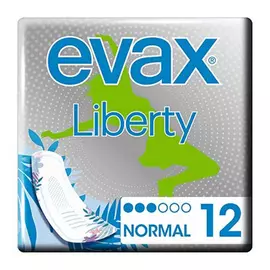 Normal Sanitary Pads Liberty Evax (12 uds)