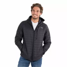 Men's Sports Jacket Hurley  Balsam Quilted Packable Black, Size: L