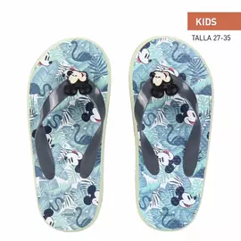 Flip Flops for Children Mickey Mouse Green, Foot Size: 27, Size: 27