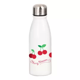 Water bottle Safta Cherry Red White Metal (500 ml)