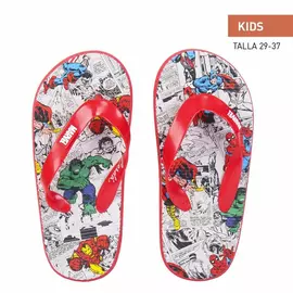 Flip Flops për Fëmijë Marvel Red, Foot Size: 29, Madhësia: 29
