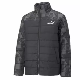 Xhaketë sportive për meshkuj Puma Essentials e zezë e mbushur, Madhësia: L