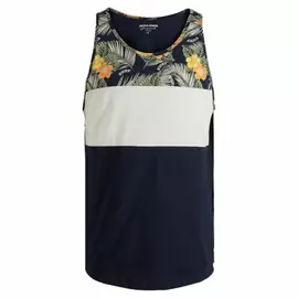 Child's Short Sleeve T-Shirt JORVENICE BLOCK TANK TOP Jack & Jones 12210056 Navy, Size: 14 Years
