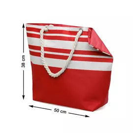 Beach Bag 50 x 38 cm Red