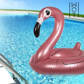 Flamingo me pishinë me fryrje