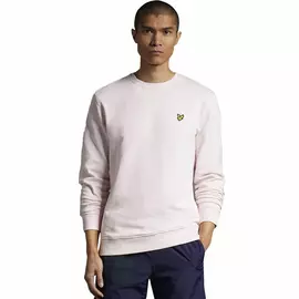 Men’s Sweatshirt without Hood Lyle & Scott V1 Crew Pink, Size: L