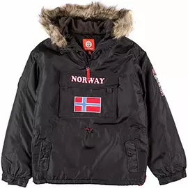 Children’s Hoodie Go & Win Norway Black, Size: 12 Years