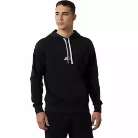 Men’s Hoodie New Balance Essentials Fleece Black, Size: M