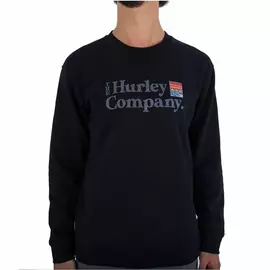 Men’s Sweatshirt without Hood Hurley Canyon Summer Black, Size: M