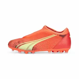Childrens Football Boots Puma Ultra Match LL MG Orange, Size: 36