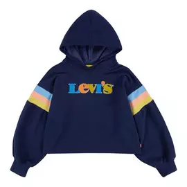 Children’s Sweatshirt Levi's  Full Sleeve High Rise Dark blue, Size: 10 Years