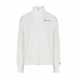 Women’s Sweatshirt without Hood Champion Full Zip White, Size: M