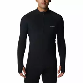 Bluzë e zezë për meshkuj me mëngë të gjata Columbia me peshë të mesme shtrirje, Madhësia: L