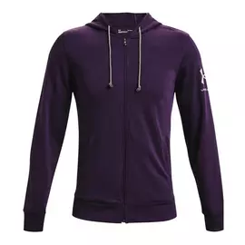 Sports Jacket Under Armour Rival Terry Magenta, Size: L