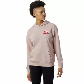 Women’s Hoodie New Balance Essentials Candy Pink, Size: L