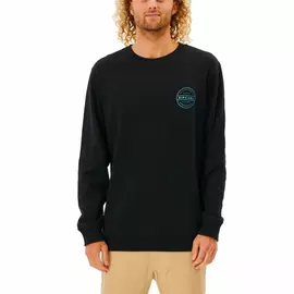 Men’s Sweatshirt without Hood Rip Curl Re Entry Crew Black, Size: L