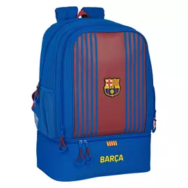Çanta sportive me mbajtëse këpucësh FC Barcelona Maroon Navy Blue