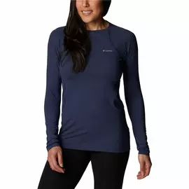 T-shirt femrash me mëngë të gjata Columbia Midweight Blu, Madhësia: XS