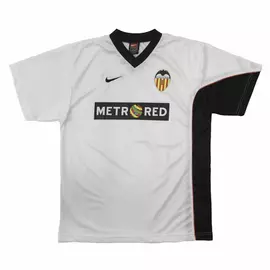 Children's Short Sleeved Football Shirt Nike Valencia CF Home 01/02 Metrored