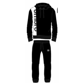 Tracksuit for Adults Umbro HOODED 00509  Black, Size: S