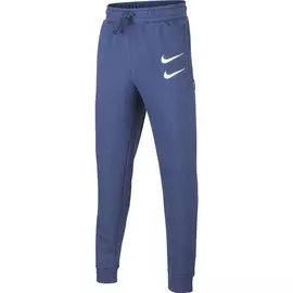 Long Sports Trousers Nike Swoosh Dark blue, Size: 10-12 Years