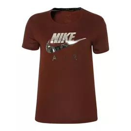 Men’s Short Sleeve T-Shirt Nike Dri-FIT Brown, Size: L