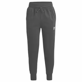 Children's Tracksuit Bottoms Under Armour Rival  Black, Size: 14-16 Years