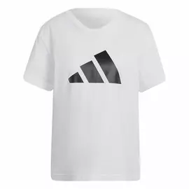 Bluzë femrash me mëngë të shkurtra Adidas Future Icons White, Madhësia: M