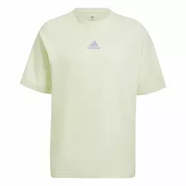 Men’s Short Sleeve T-Shirt Adidas Essentials Brandlove Yellow, Size: L