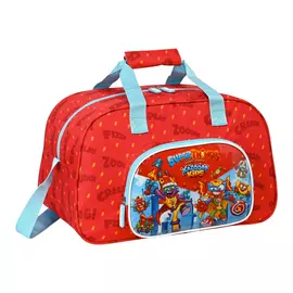 Çanta sportive SuperThings Kazoom Kids e kuqe e kaltër (40 x 24 x 23 cm)