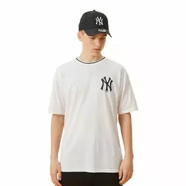 Men’s Short Sleeve T-Shirt New Era White, Size: L