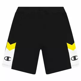 Pantallona të shkurtra sportive për meshkuj Champion Color Block Black, Madhësia: L