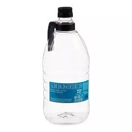 Bottle Circular Transparent Plastic PET (2000 ml)