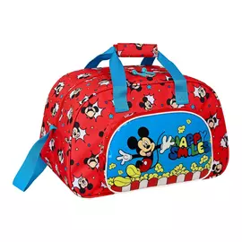 Sports bag Mickey Mouse Clubhouse Happy SMiles Red Blue (40 x 24 x 23 cm)
