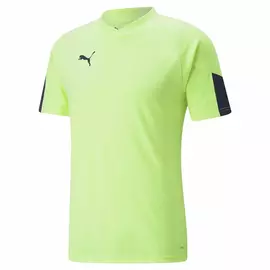 Bluzë për meshkuj me mëngë të shkurtra Puma Individuale Final Lime jeshile, Madhësia: M