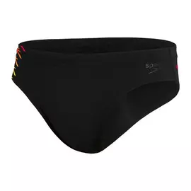 Men’s Bathing Costume Speedo Tech Panel 7cm Brief AM Black, Size: 30