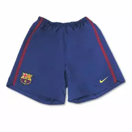 Men's Sports Shorts Nike FC Barcelona Home 06/07 Football Blue, Size: M