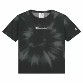 T-Shirt femrash me mëngë të shkurtra Champion Croptop E zezë, Madhësia: M