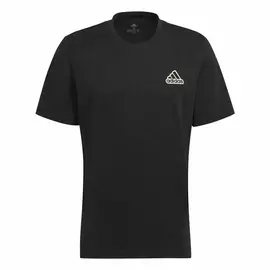 Men’s Short Sleeve T-Shirt Adidas Essentials Feel Comfy Black, Size: L