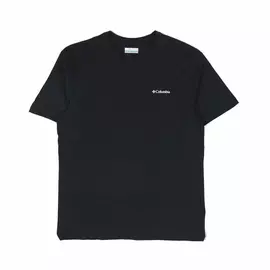 Men’s Short Sleeve T-Shirt Columbia Black, Size: M