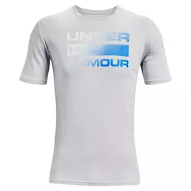 Men’s Short Sleeve T-Shirt Under Armour Team Issue Light grey, Size: L