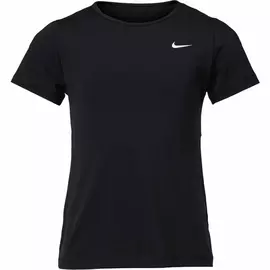 Child's Short Sleeve T-Shirt Nike Pro Black 92 % Polyester 8 % Spandex, Size: 12-13 Years