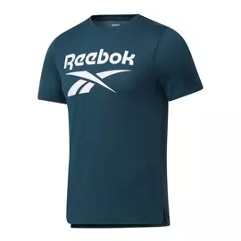 Bluzë për meshkuj me mëngë të shkurtra Reebok Workout Ready Supremium Cyan, Madhësia: L