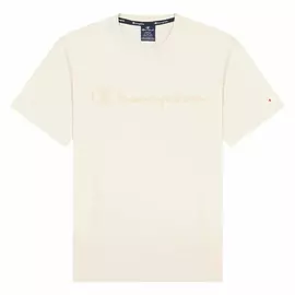 Short Sleeve T-Shirt Champion Crewneck T-Shirt M Beige, Size: L