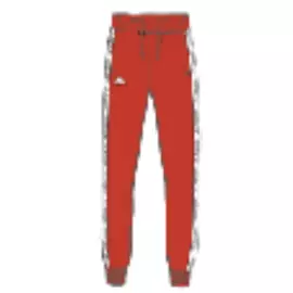 Long Sports Trousers Kappa 311MTW A01 Red Men, Size: L