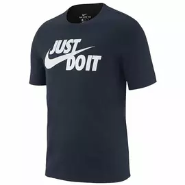 Men’s Short Sleeve T-Shirt Nike AR5006 451 Navy Blue, Size: S