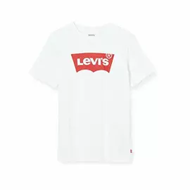 Bluzë për fëmijë me mëngë të shkurtra Levi's E8157 e bardhë (14 vjeç)
