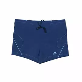 Pantallona të shkurtra boksiere për meshkuj Adidas kostum banje blu e errët, Madhësia: M