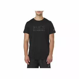 Men’s Short Sleeve T-Shirt Asics GRAPHIC SS TOP Black (USA), Size: S